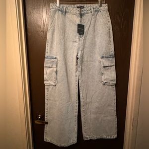 JLUXLABEL CARGO DENIM JEANS